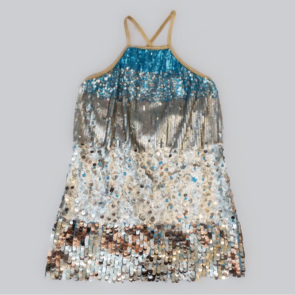 Sparkly mini dress dance costume